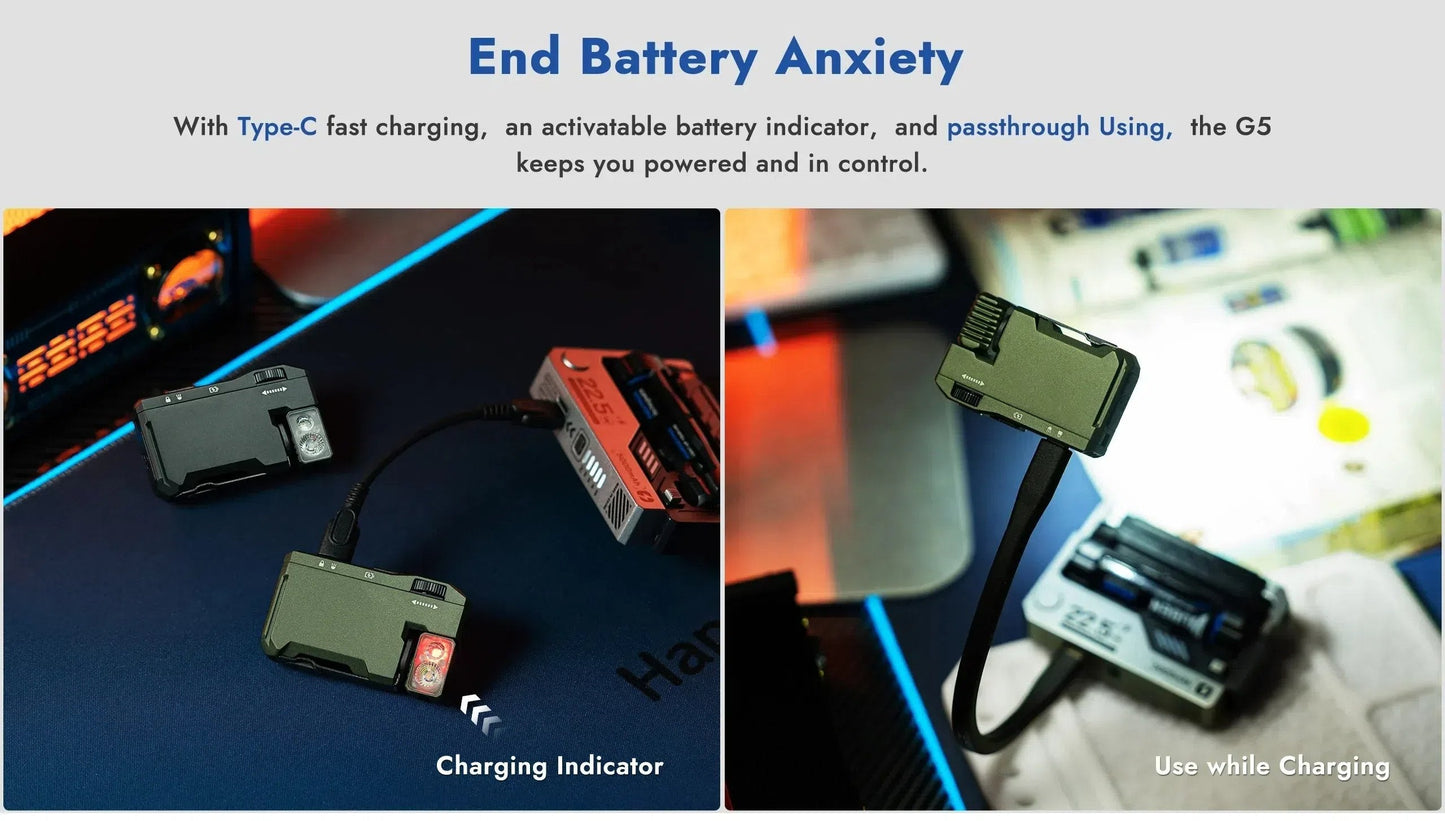 ✨G5 EDC light 400 lumens - Anytime Anywhere Powerful lighting ☀️