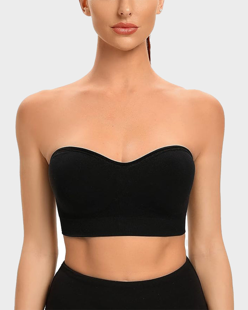 🔥Buy 2 Get 1 Free🔥Non-Slip Bandeau Seamless Wireless Strapless Bra