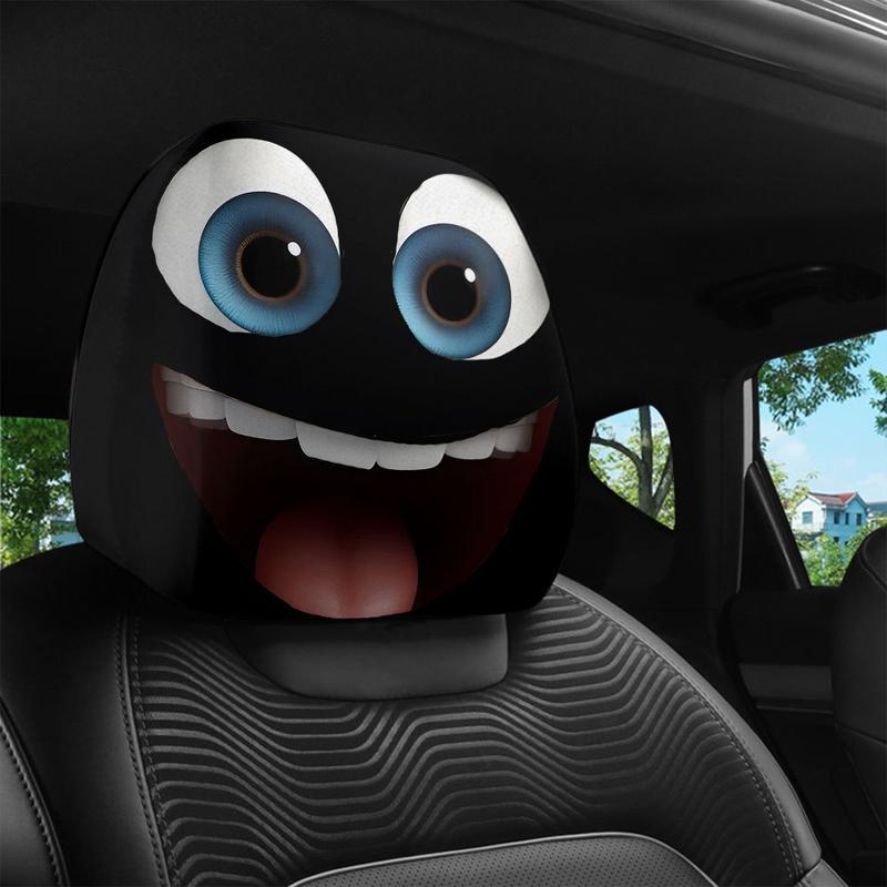 π Funny Cartoon Car Headrest Covers β 2PCS Universal Fit π