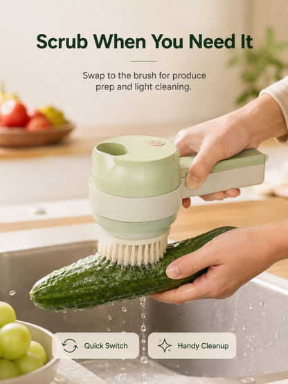 🥗4-in-1 Cordless Electric Vegetable Chopper