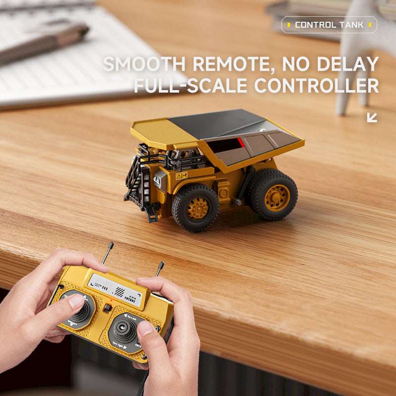 1/64 Mini RC Excavator, Dump Truck & Forklift Toy Set