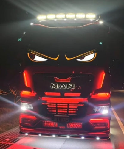 🔥Flash Sale✨DIY Car Dynamic LED Smart Colorful Eye Lamp Soft Screen