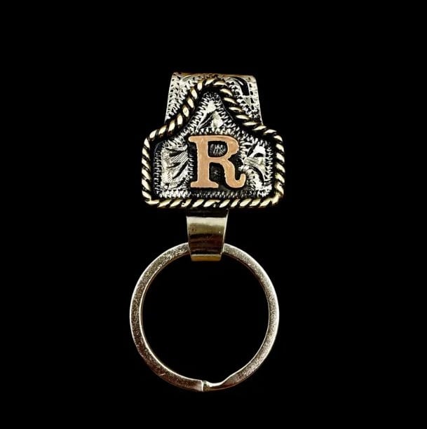 🤠Vintage Letter Keychain