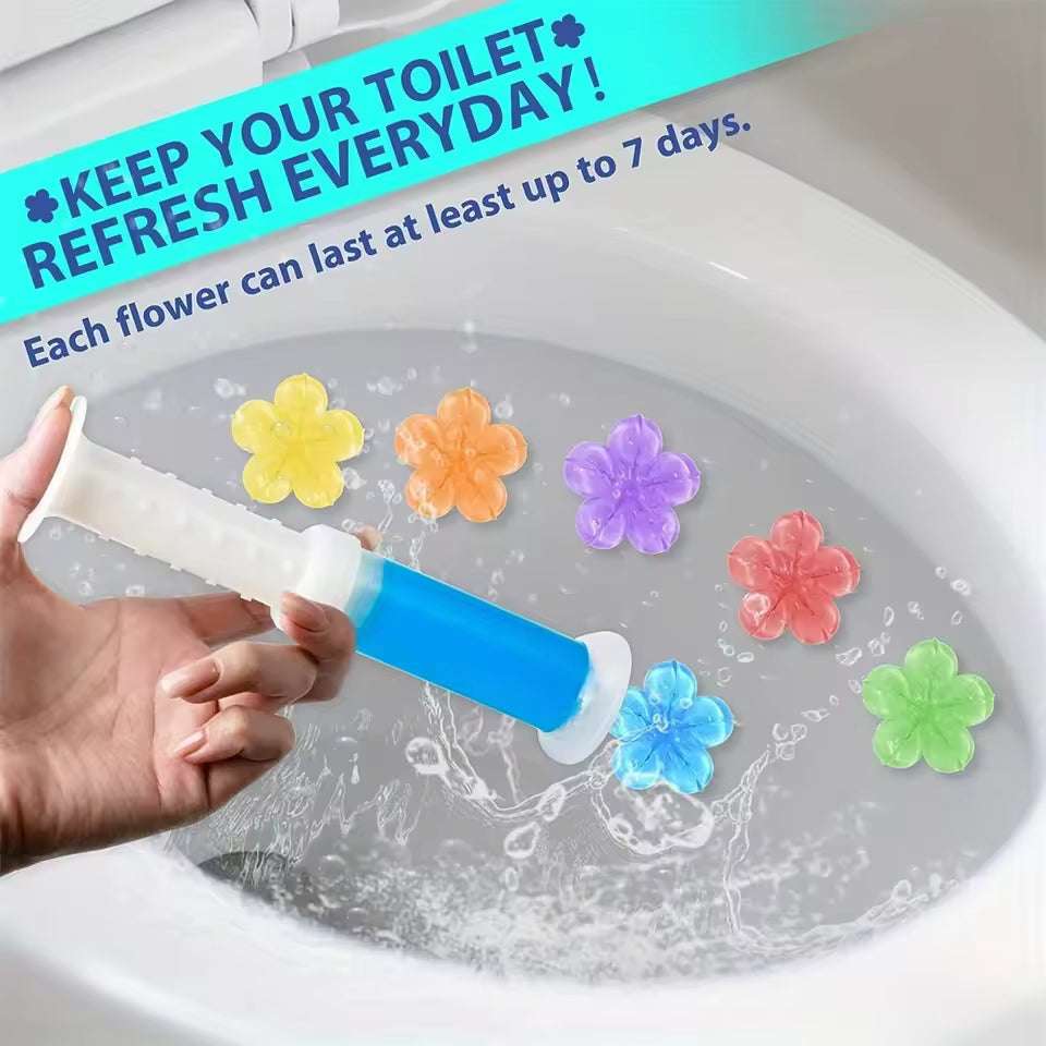 🔥Hot Sale🚽84 Flowers Toilet Cleaner Gel Stamp