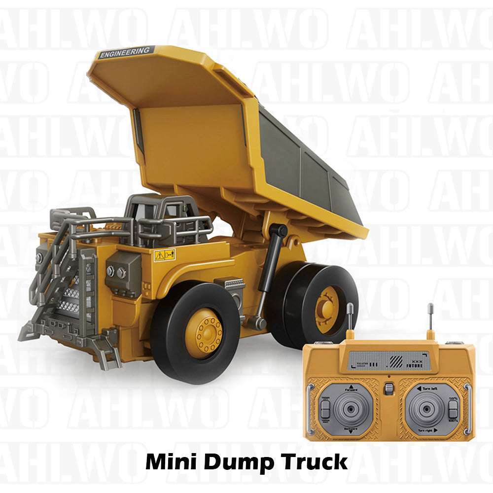 1/64 Mini RC Excavator, Dump Truck & Forklift Toy Set