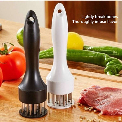 ❄️🥩Stainless Steel Meat Tenderizer Needle 21 Pin Steak BBQ Kitchen Cooking Tool