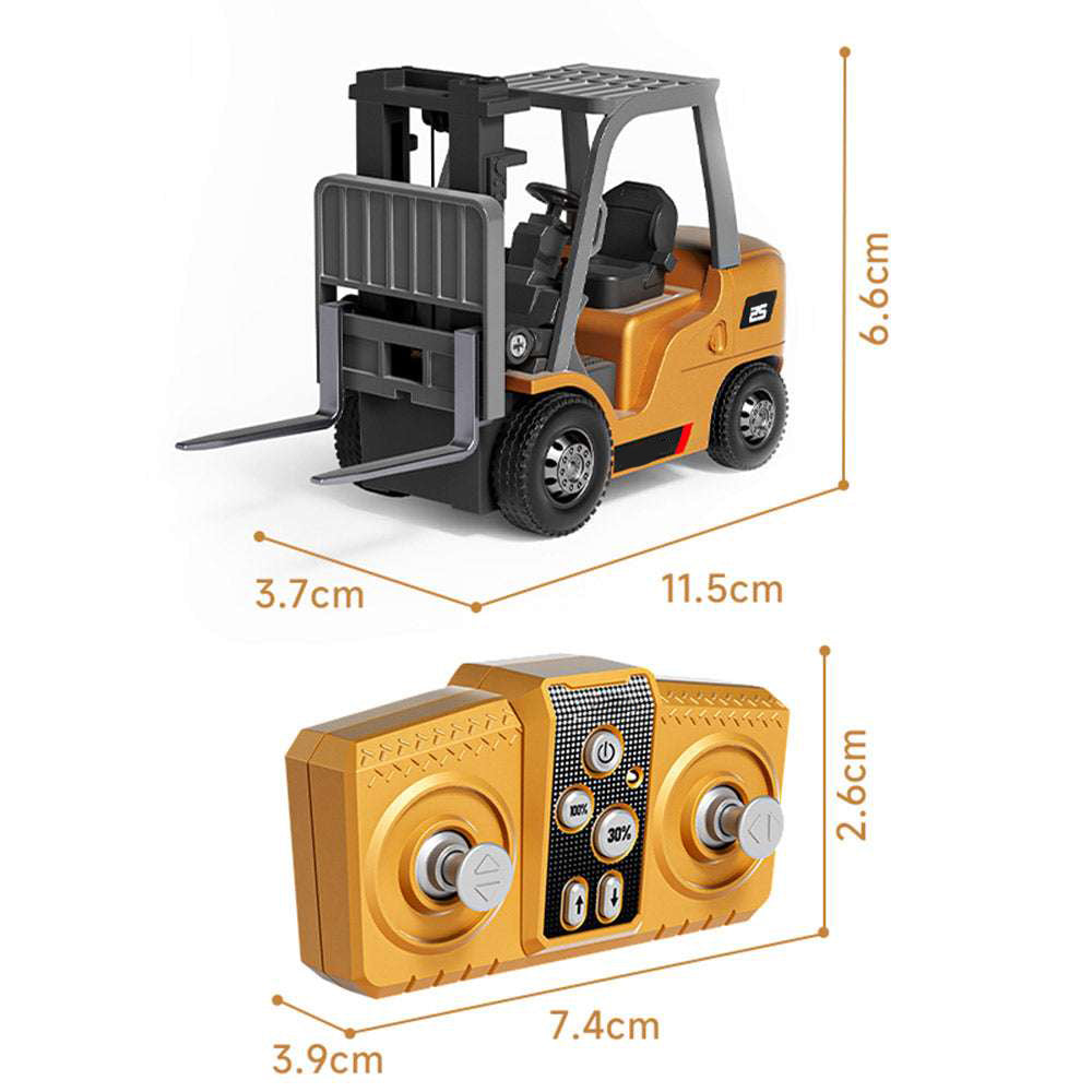 Desktop Fun 🎁 Mini Remote Control Forklift Truck Toy