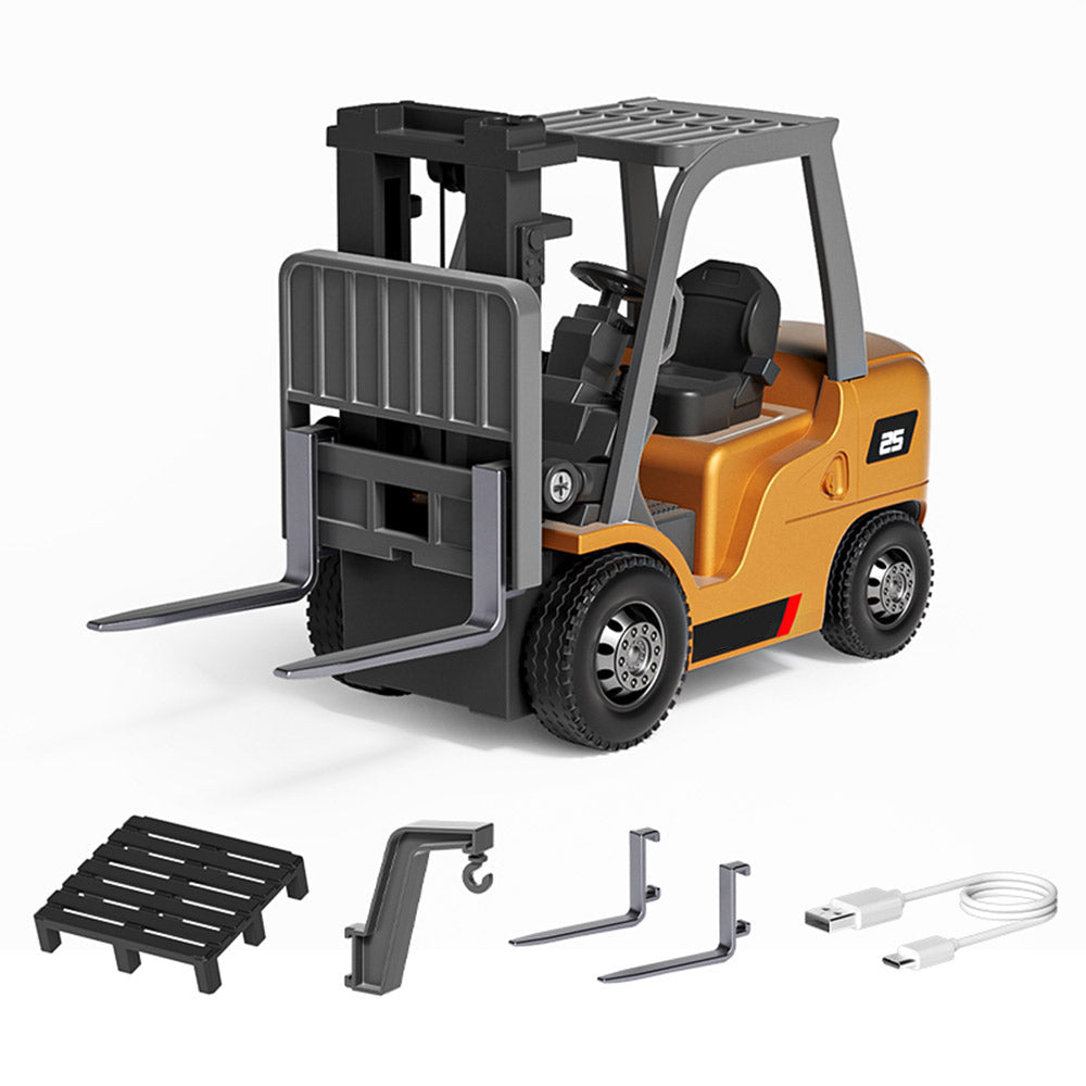 Desktop Fun 🎁 Mini Remote Control Forklift Truck Toy