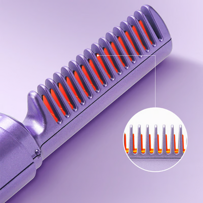 Ceramic Hairdressing Comb ~ Smooth, frizz-free hair anytime, anywhere.
