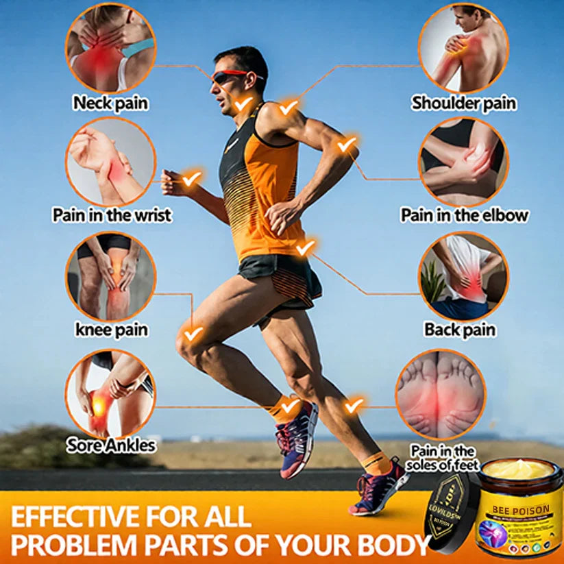 🏆50K+ SOLD LAST WEEK! 🌿HOUKEA Bee Poison Pain-Relief Bone Healing Cream -8JX3