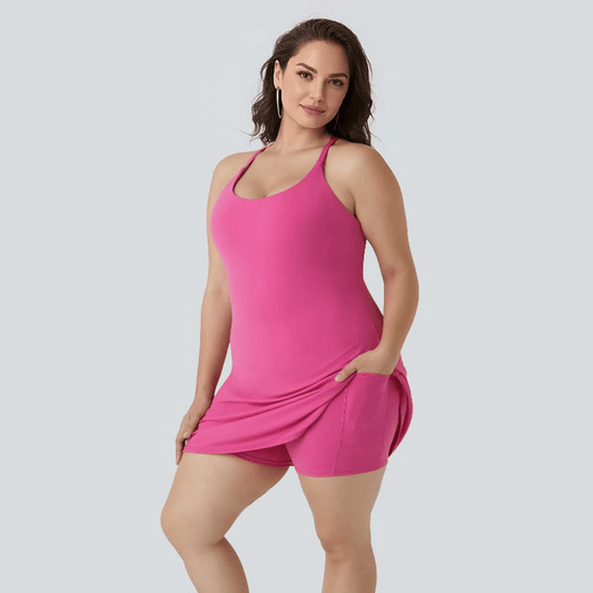 🎁Last Day 50% OFF🔥The Ultimate Tummy Control Backless Active Dress