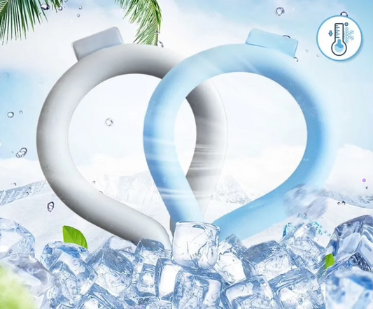 🔥 Beat the Heat Like a Boss🧊Reusable Cooling Neck Ring – Long-Lasting Sweat-Free Relief❄️