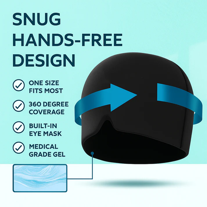 🧊 Headache Relief Ice Cap | Penghilang Sakit Kepala