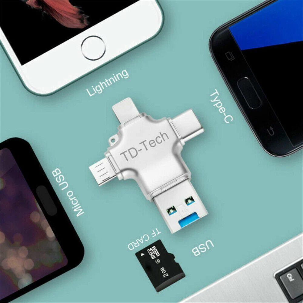 Adapter Ooo R Flashdrive ⏰2 pieces is cheaper-USB 3.0 Micro TF Card Reader Adapter Flash Drive ...
