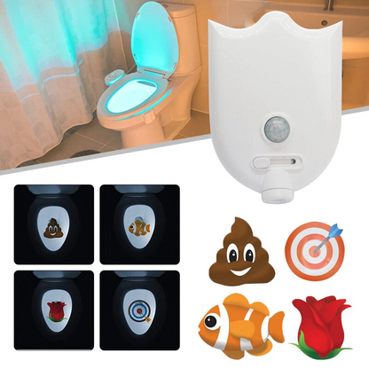 No installation required, super convenient 🙌-Toilet lid night light