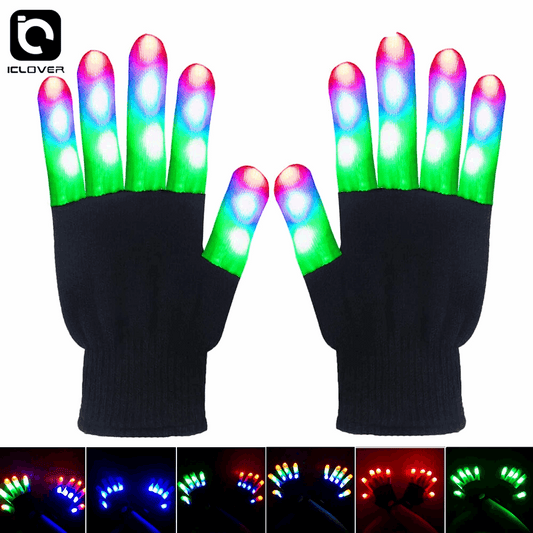 🎁BUY 3 GET 3 FREE🎁-Multicolor Light Up LED Gloves - Perfect for Festivals, Parties, Bachelorette Parties