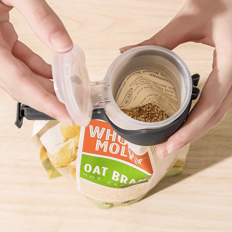 📢Buy 1 Get 1 FREE for only  $19.99📢 Reusable Food Bag Clips with Pour Spout
