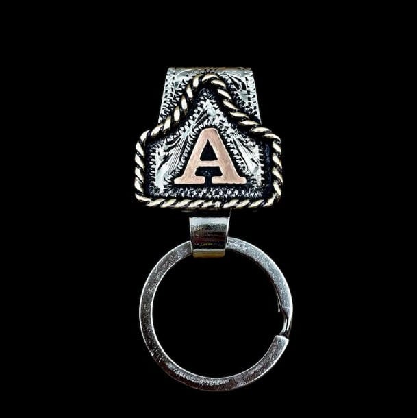 🤠Vintage Letter Keychain