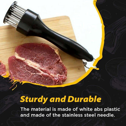 ❄️🥩Stainless Steel Meat Tenderizer Needle 21 Pin Steak BBQ Kitchen Cooking Tool
