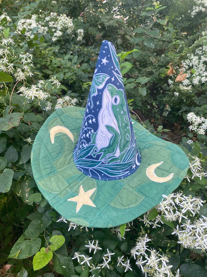 🔥Last Day 49% OFF - The Quilted Witch Hat | Handcrafted Folk Art Hat