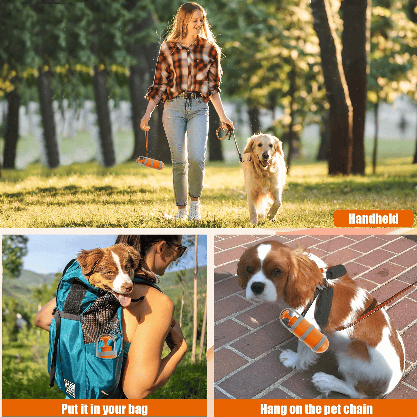 Dog Pooper Scooper Portable Pet Waste Picker with Garbage Bag Handheld Claw Poop Scooper