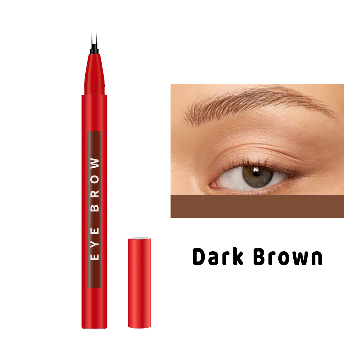 🏆Buy 1 Get 1 Free🔥Waterproof and sweat-proof double-ended eyebrow pencil👩🏻