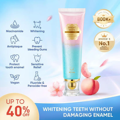 🔥Hot Sale🔥Niacinamide Whitening Toothpaste - For Healthier, Whiter Teeth!