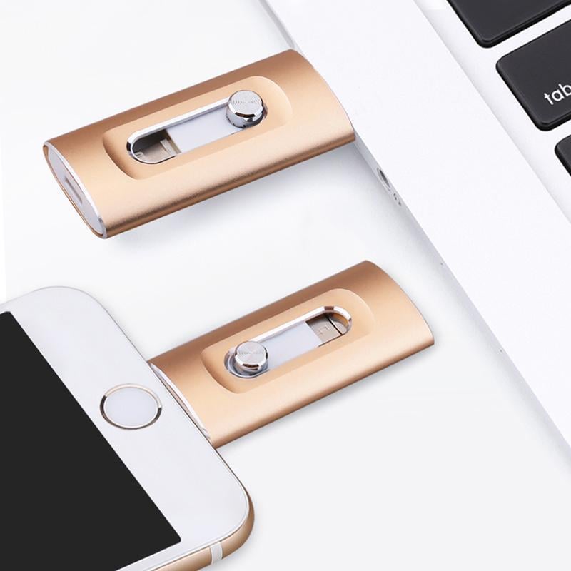 ⚡Portable USB 3.0 Flash Drive | 3-in-1 Storage for All Devices