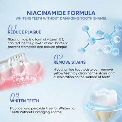 🔥Hot Sale🔥Niacinamide Whitening Toothpaste - For Healthier, Whiter Teeth!