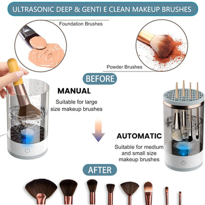 Discount (Today Only)Automatic Makeup Brush Cleaner Machine