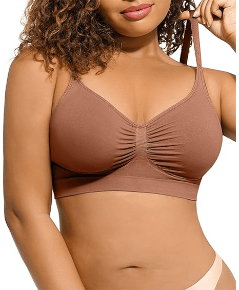 🏆Flash Sale⚡Women's Full Coverage Non-Padded Wireless Sculpt Bra