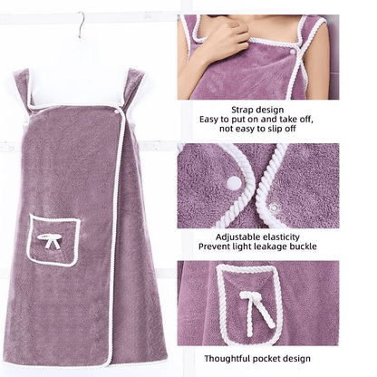 Women's Coral Fleece Bathrobe