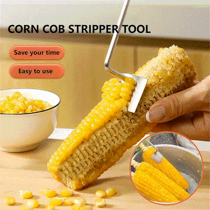 🔥34% Off🔥Long Handle Stainless Steel Corn Stripping Tool