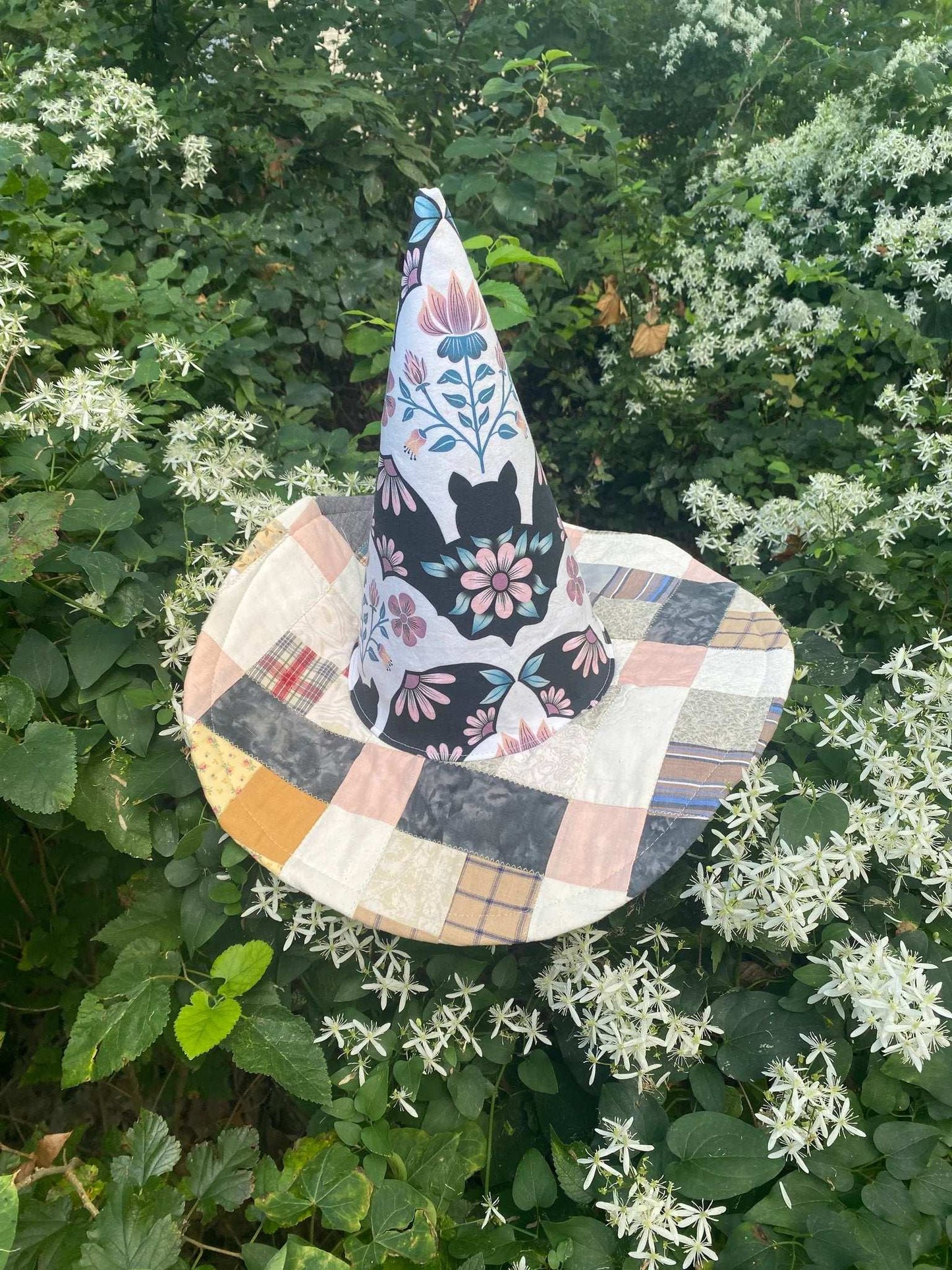 🔥Last Day 49% OFF - The Quilted Witch Hat | Handcrafted Folk Art Hat