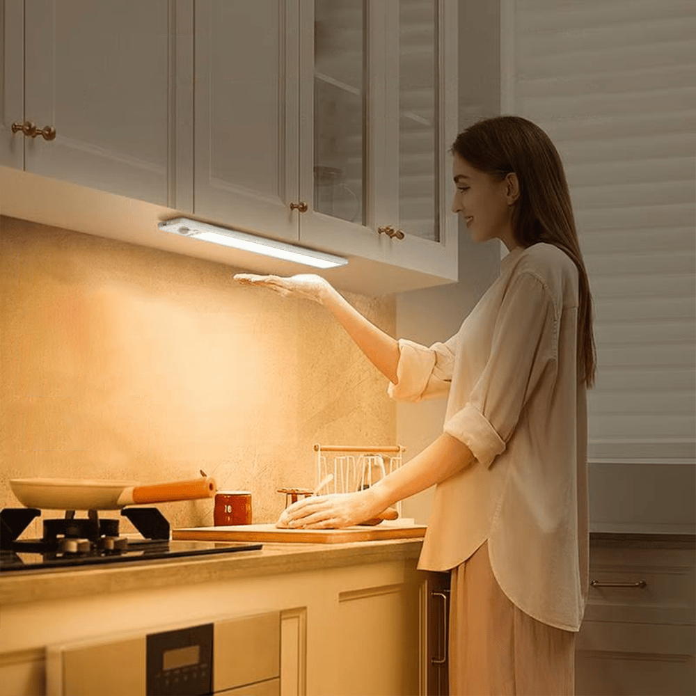 💡Under Cabinet Lights-52LED Motion Sensor Night Light Indoor