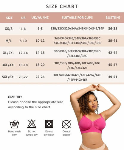 🏆BUY 2 GET 2 FREE⚡Women's Full Coverage Non-Padded Wireless Sculpt Bra