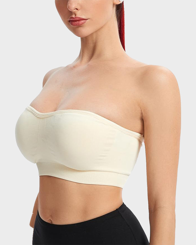 🔥Buy 2 Get 1 Free🔥Non-Slip Bandeau Seamless Wireless Strapless Bra