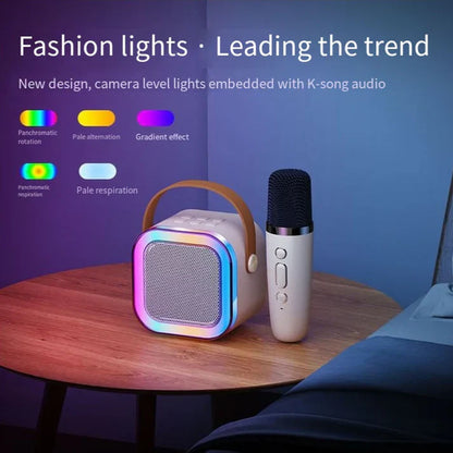 🔥🔥🔥Hot Sales of The Season - K12 Portable Bluetooth Karaoke Speaker System with Microphones