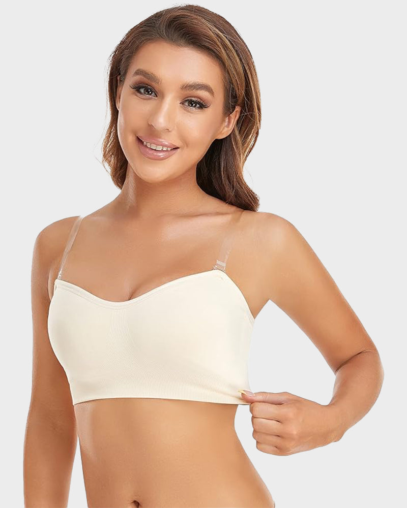 🔥30% OFF Hot Sale🔥Non-Slip Bandeau Seamless Wireless Strapless Bra