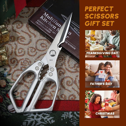 🔥BUY 2 GET 1 FREE🔥Japanese Steel 7-in-1 Multifunction Kitchen Shears