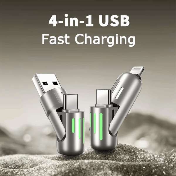 4-in-1 USB Charging Cable fast charging MAX 240W