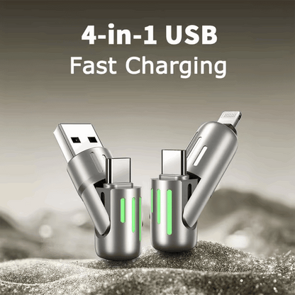 4-in-1 USB Charging Cable fast charging MAX 240W