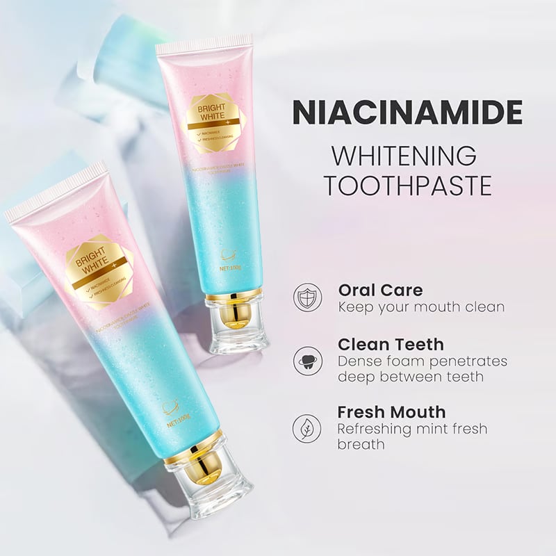 🔥Hot Sale🔥Niacinamide Whitening Toothpaste - For Healthier, Whiter Teeth!
