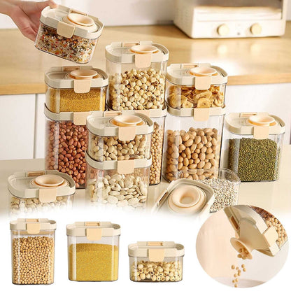 Push-type Sealed Box Storage Jar
