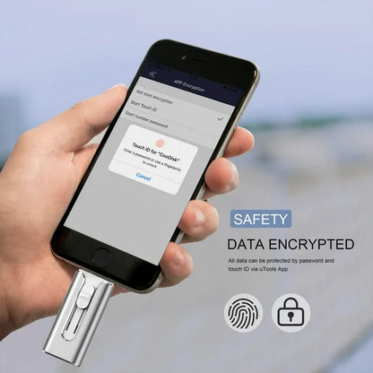 ⚡Portable USB 3.0 Flash Drive | 3-in-1 Storage for All Devices