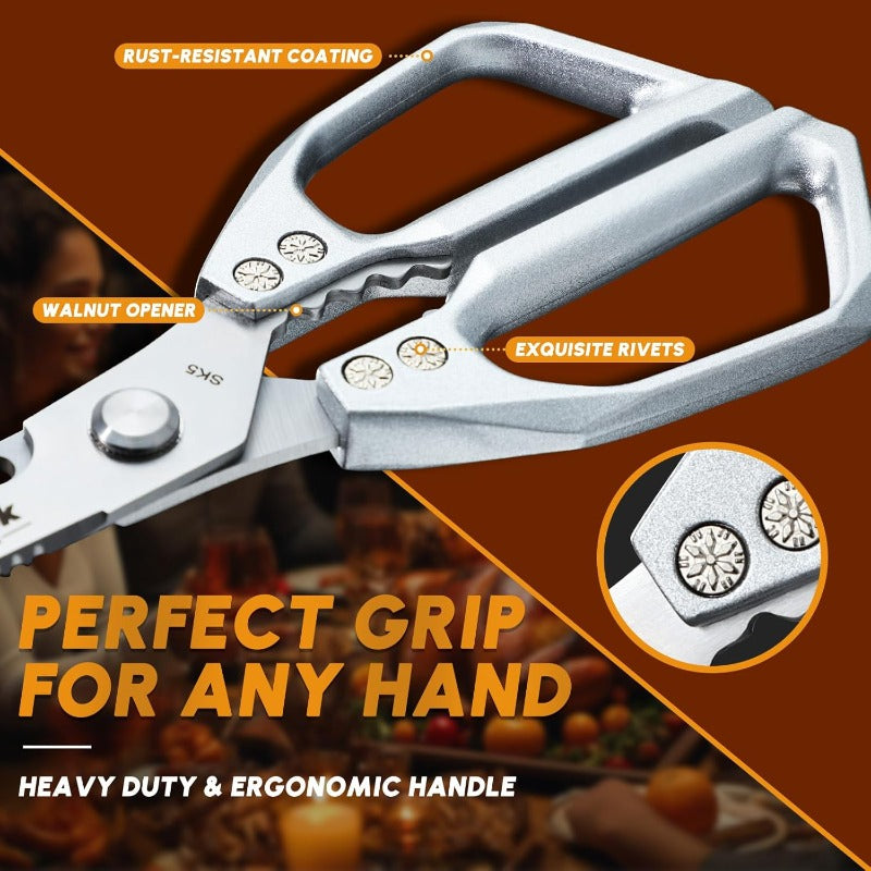 🔥BUY 2 GET 1 FREE🔥Japanese Steel 7-in-1 Multifunction Kitchen Shears
