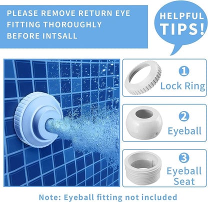 🔥Discount (Today Only)🔥-💧Solar Pool Fountain with Lights Dual Arc