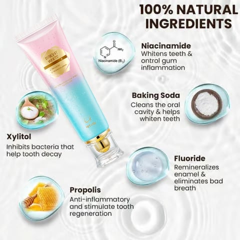 🔥Hot Sale🔥Niacinamide Whitening Toothpaste - For Healthier, Whiter Teeth!