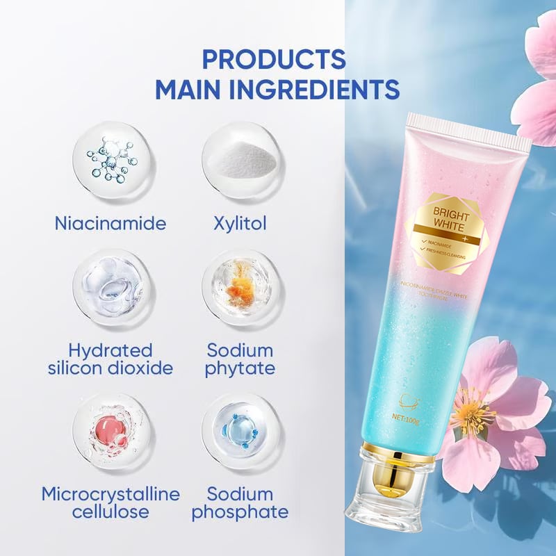 🔥Hot Sale🔥Niacinamide Whitening Toothpaste - For Healthier, Whiter Teeth!