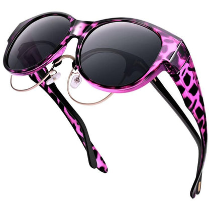 📢😎 2025 New Polarized UV400 Protection Trendy Round Cat-eye Sunglasses 😺🕶️